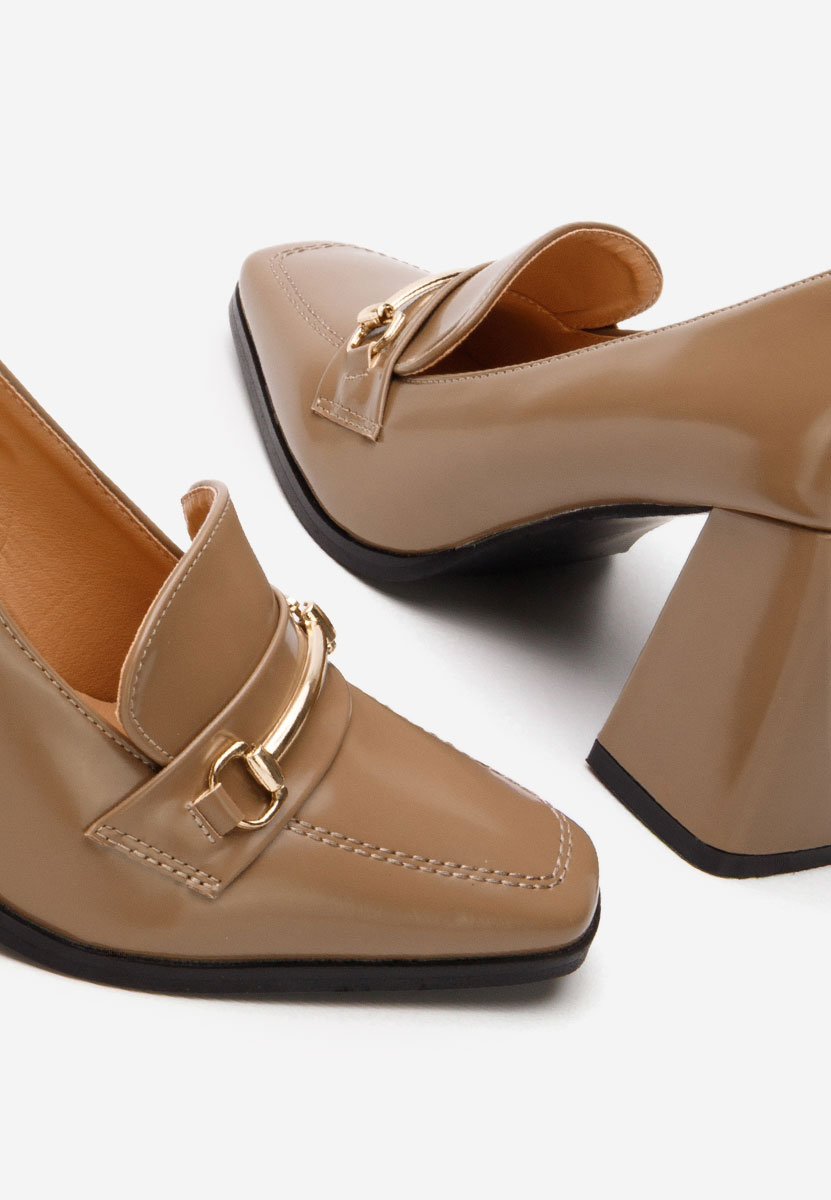 Loafers cipele Noriana kaki