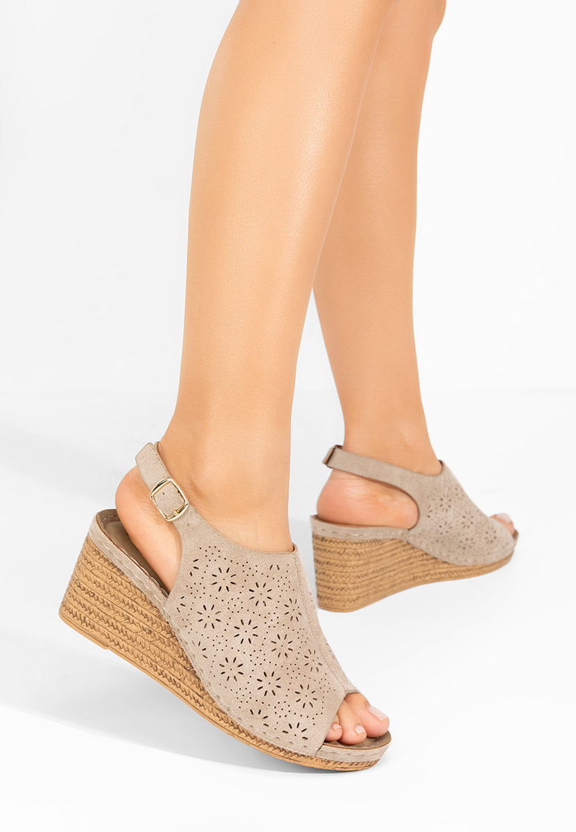 Sandale s platformom Cordelya kaki
