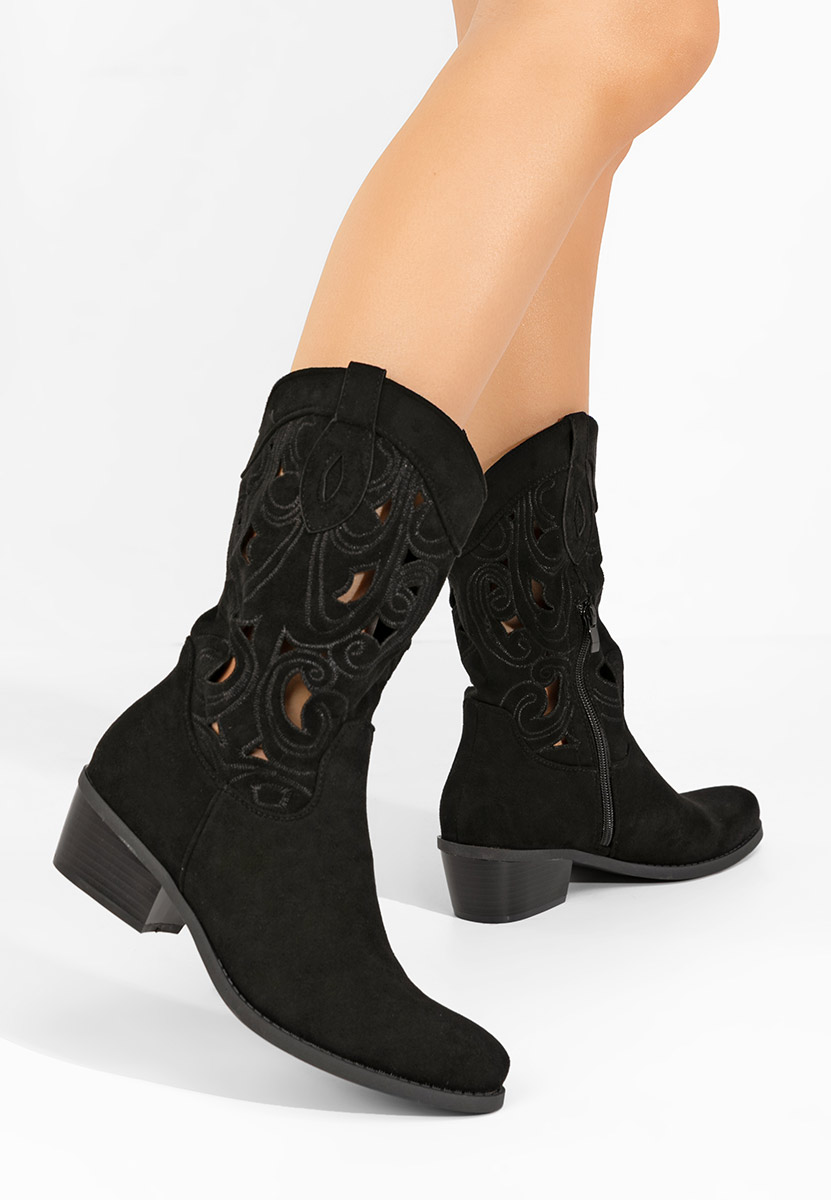 Western kaubojke Lettie crno
