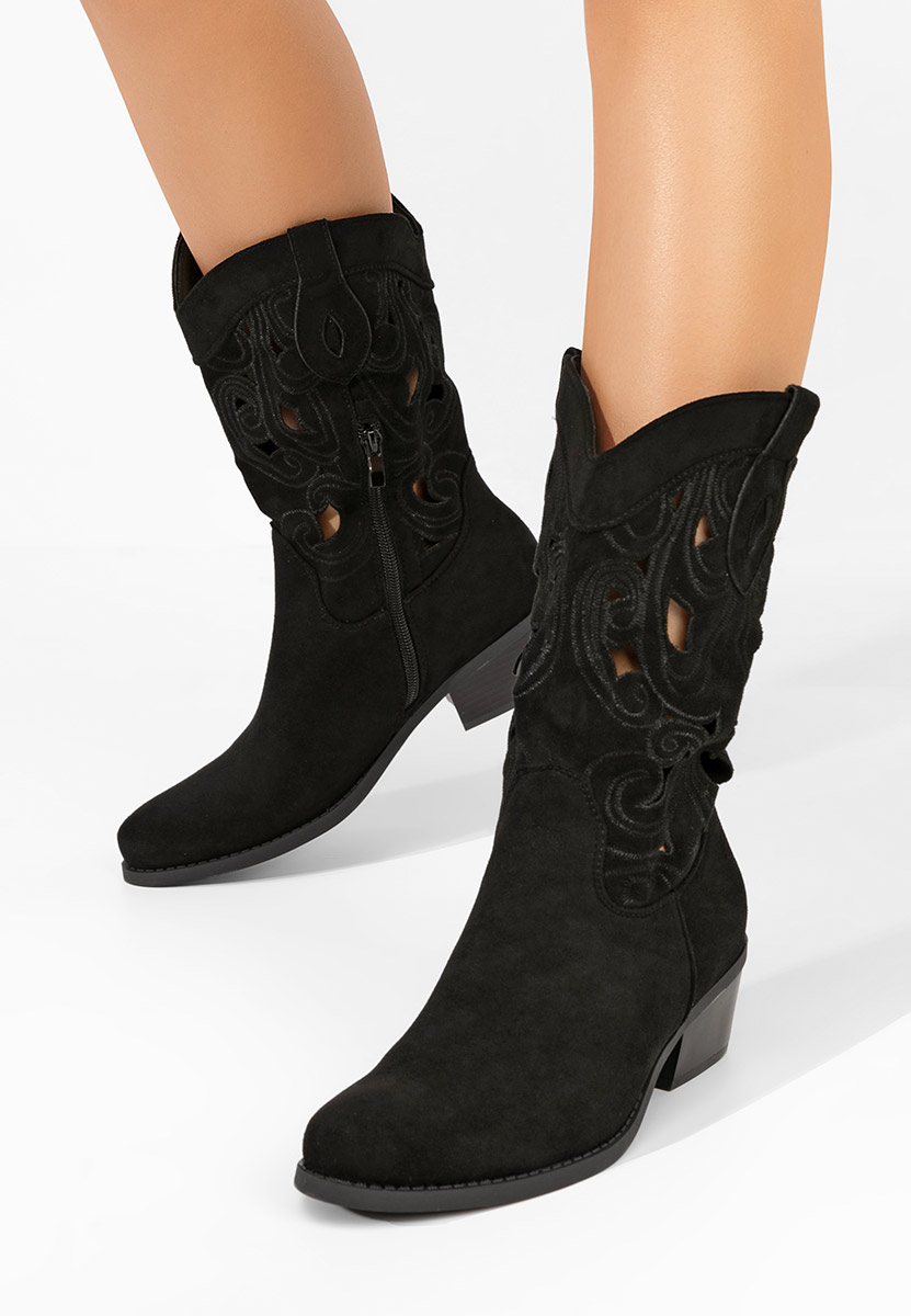 Western kaubojke Lettie crno