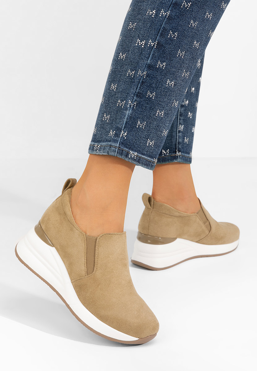 Cipele s platformom Leanne kaki