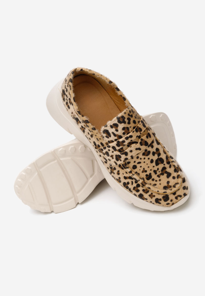 Mokasinke s platformom Almata leopardi