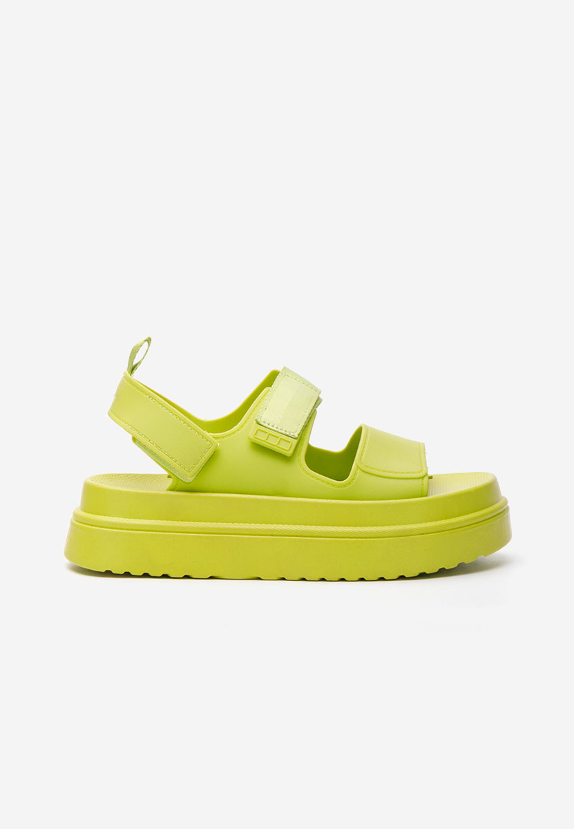 Sandale s platformom Lashell zeleno