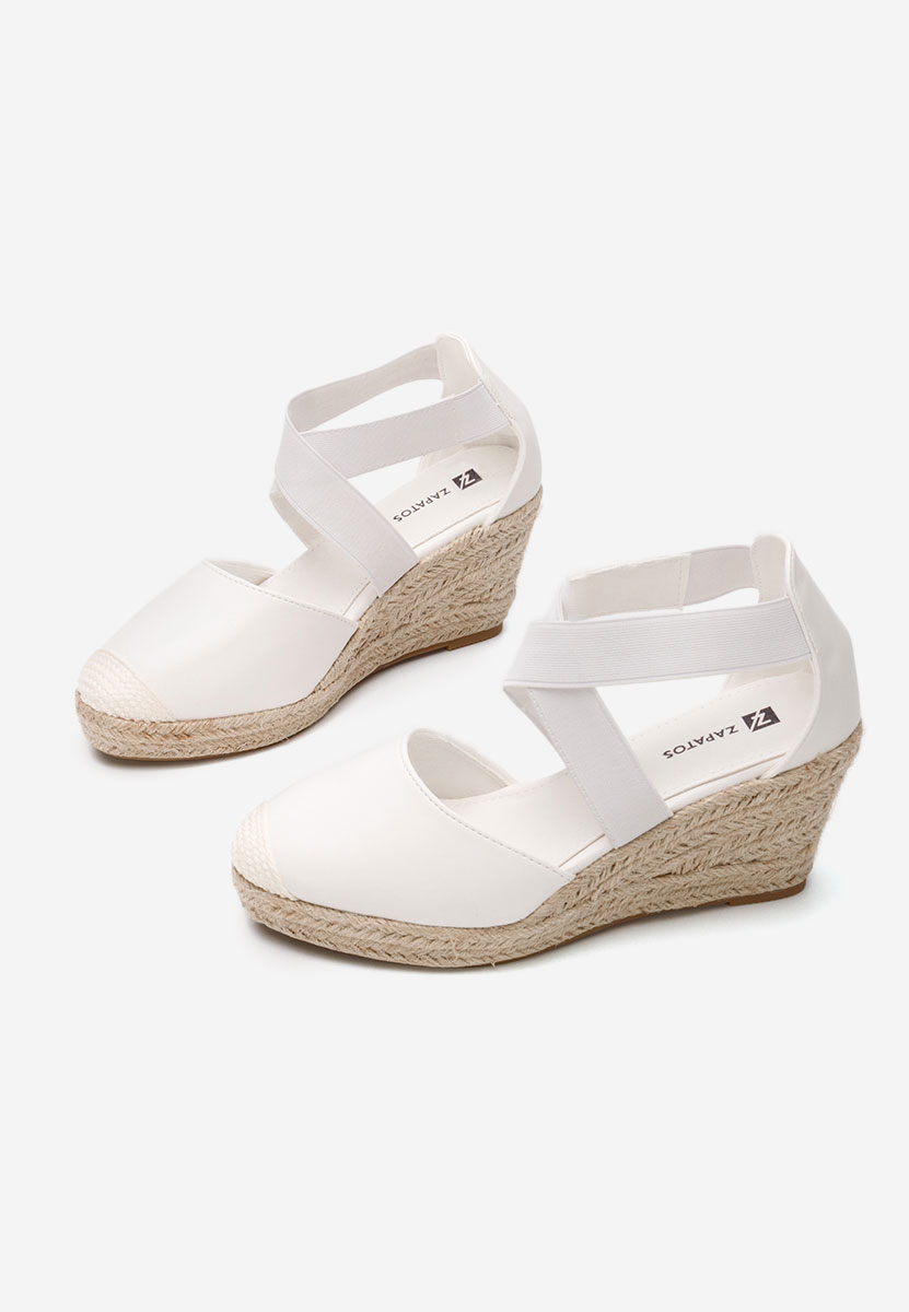 Sandale s platformom Rosaria bijele