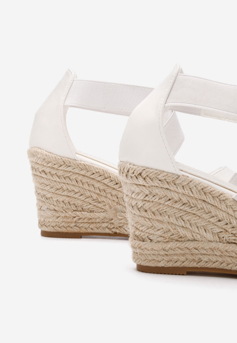 Sandale s platformom Rosaria bijele