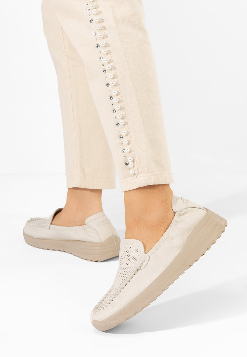 Ženske mokasinke Suzy bež