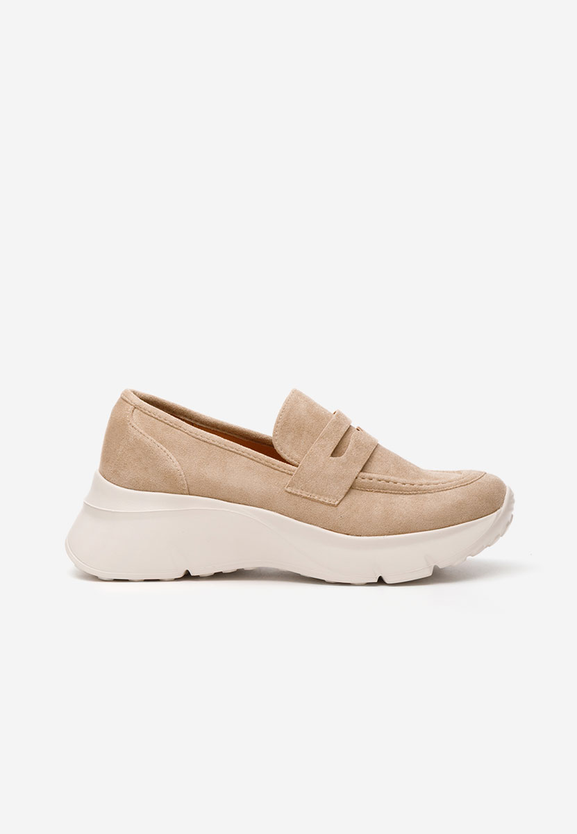 Mokasinke s platformom Almata kaki