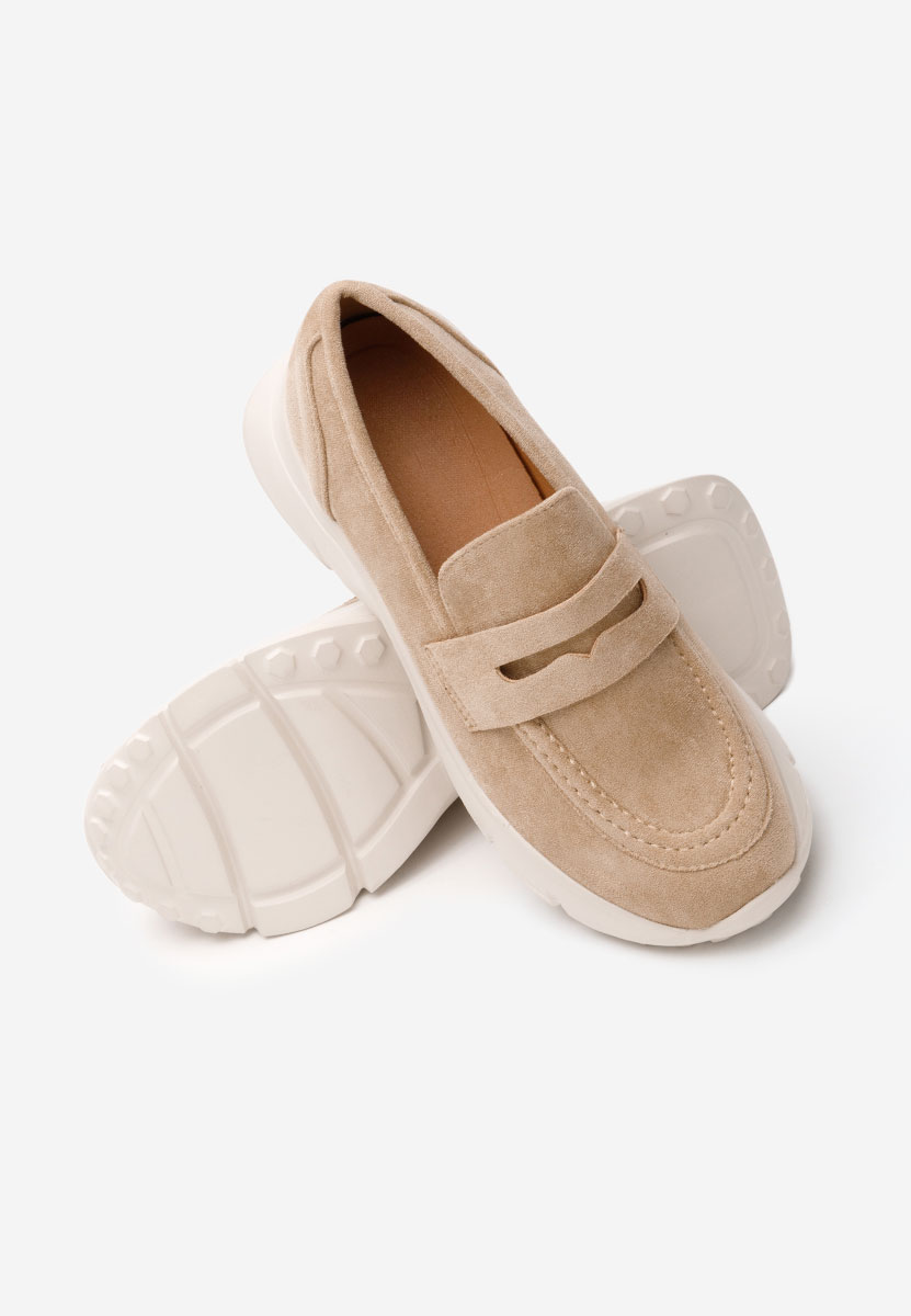 Mokasinke s platformom Almata kaki