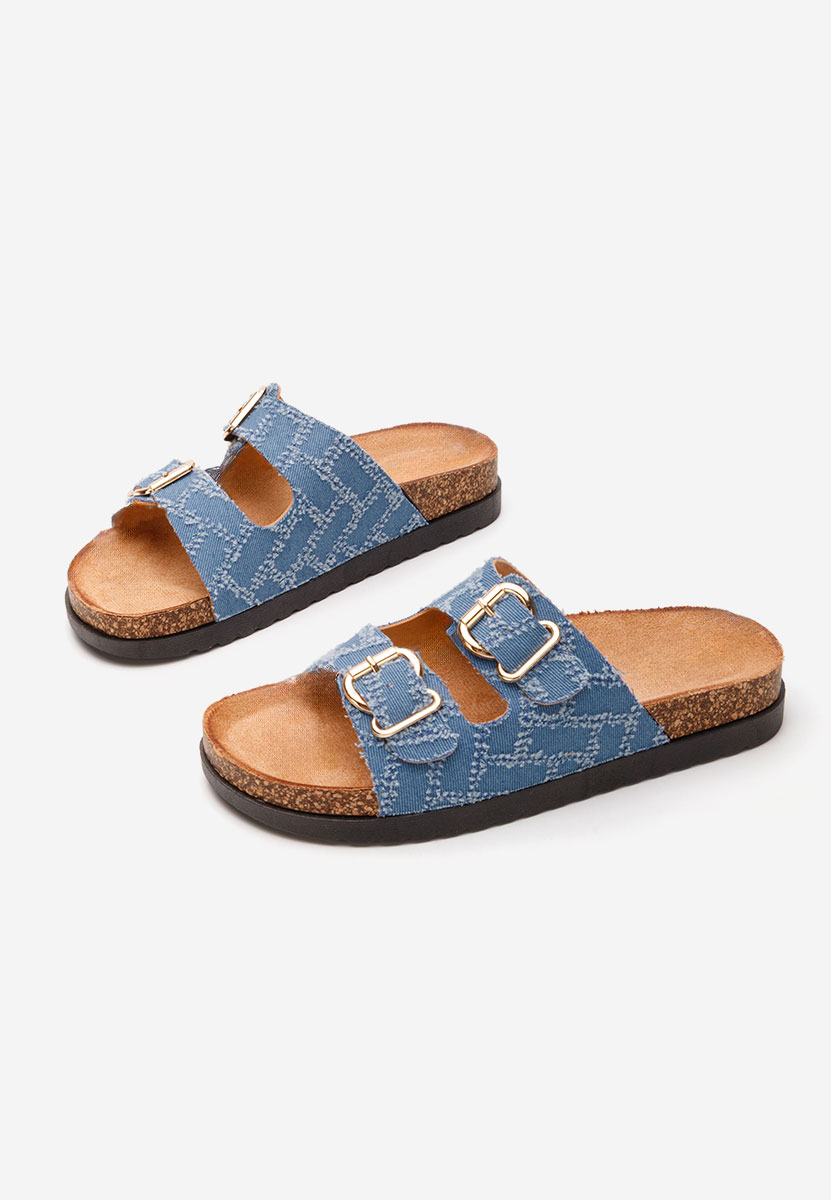 Papuče s nisku petu Krysta denim