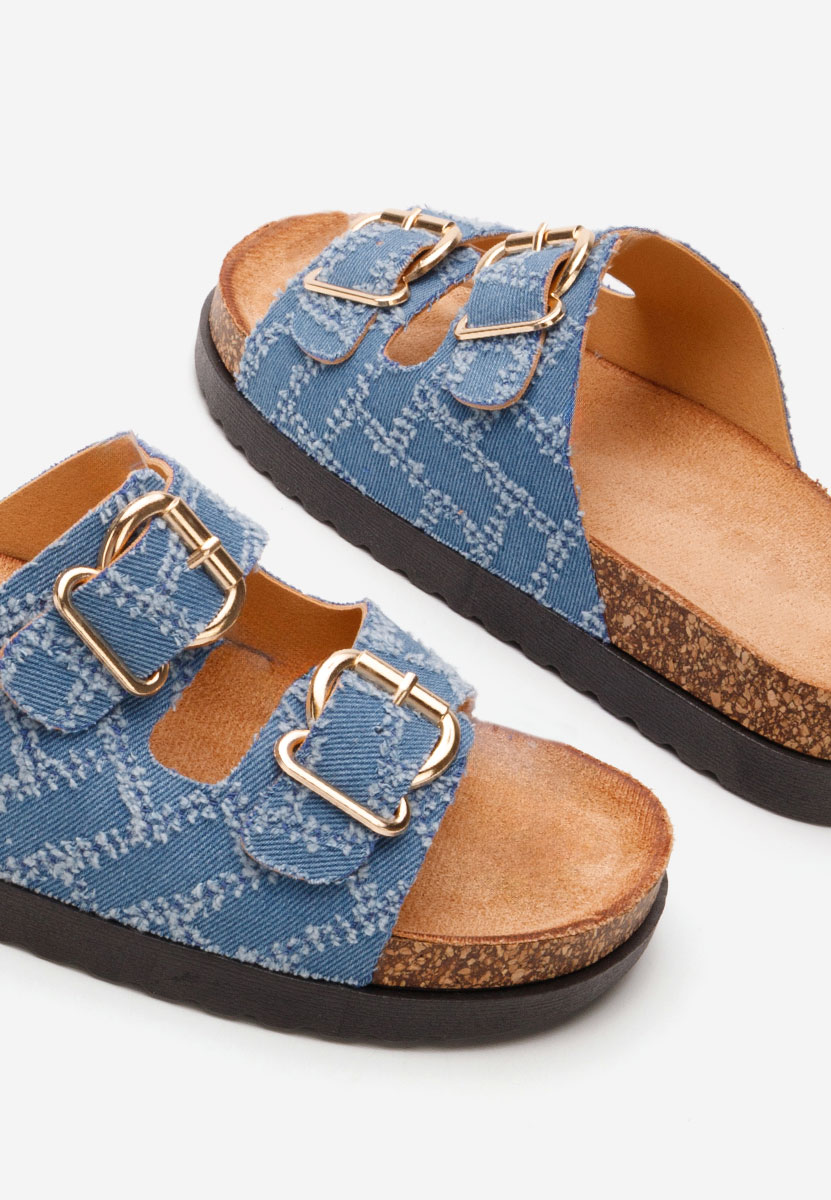 Papuče s nisku petu Krysta denim