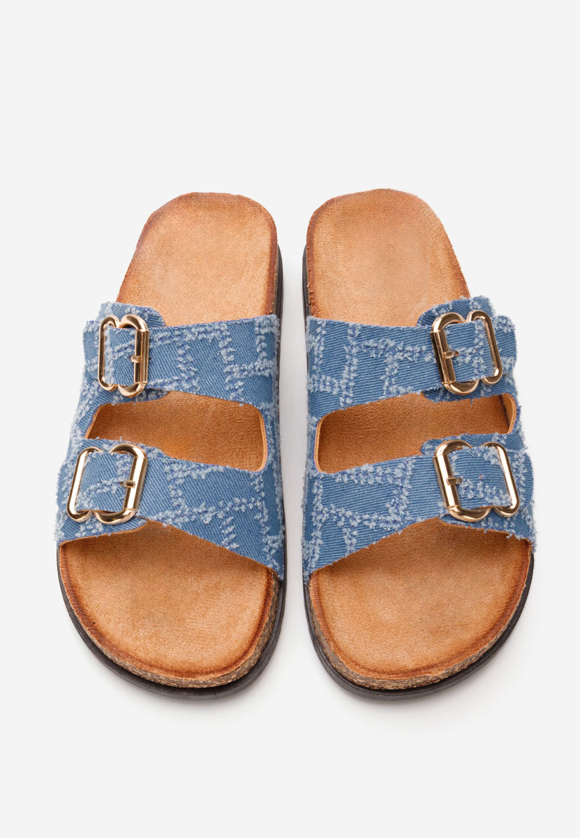 Papuče s nisku petu Krysta denim
