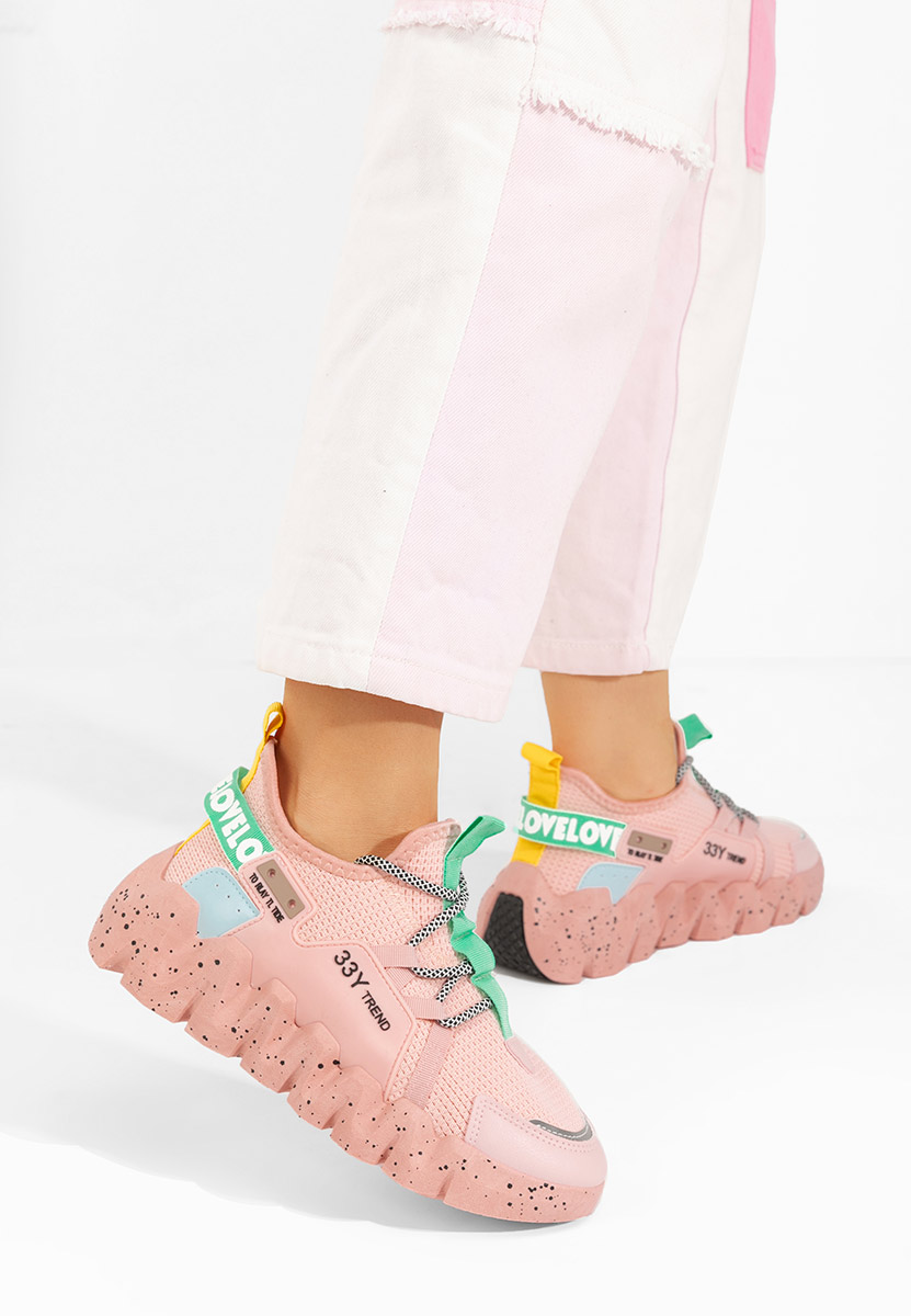 Ženske sneakers Caledonia ružičasto