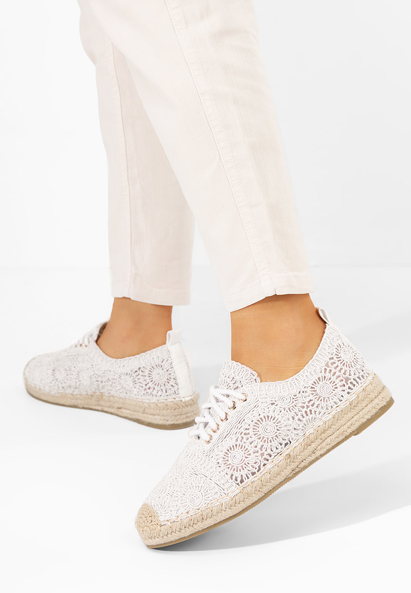 Espadrilles za ženske Klarysa bijele