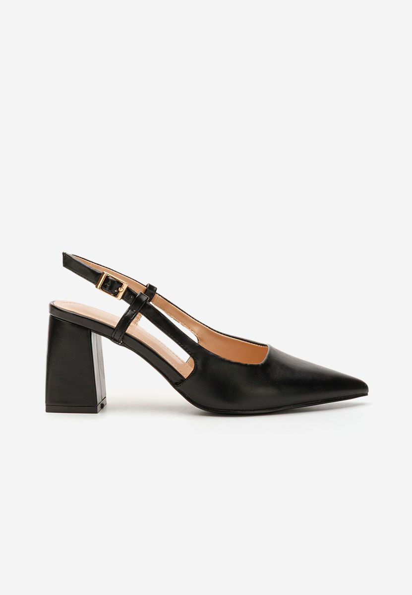 Salonke na blok petu Caprice crno