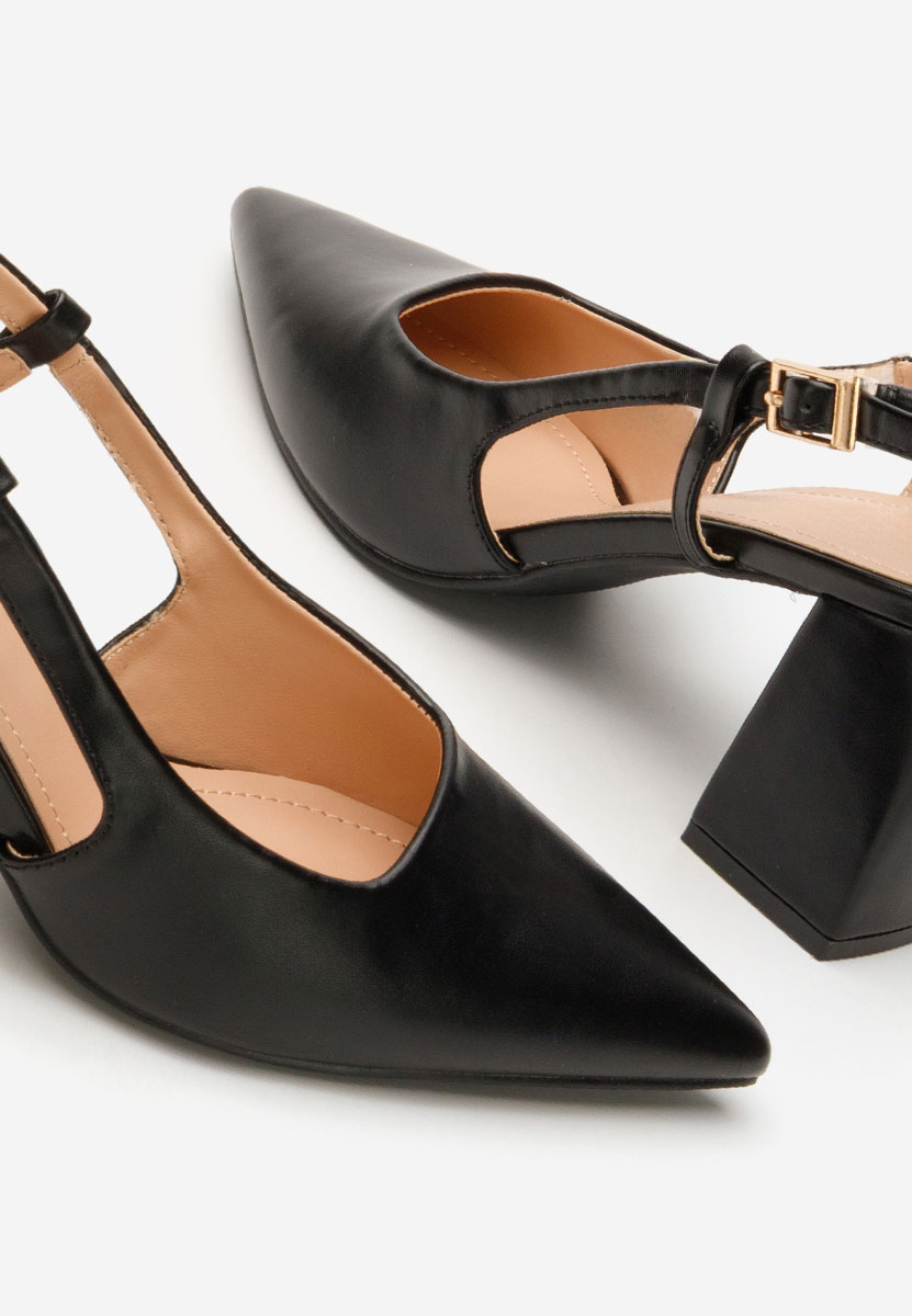 Salonke na blok petu Caprice crno