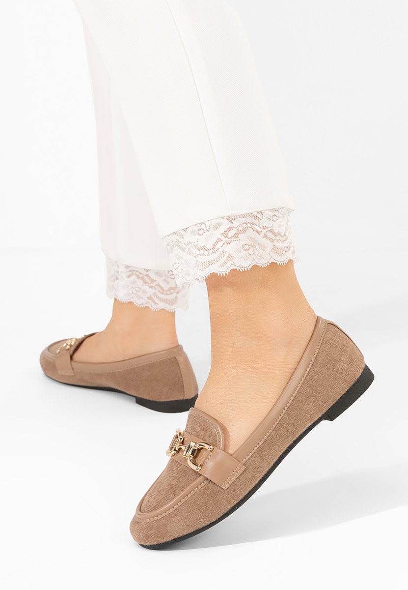 Ženske mokasinke Maribel kaki