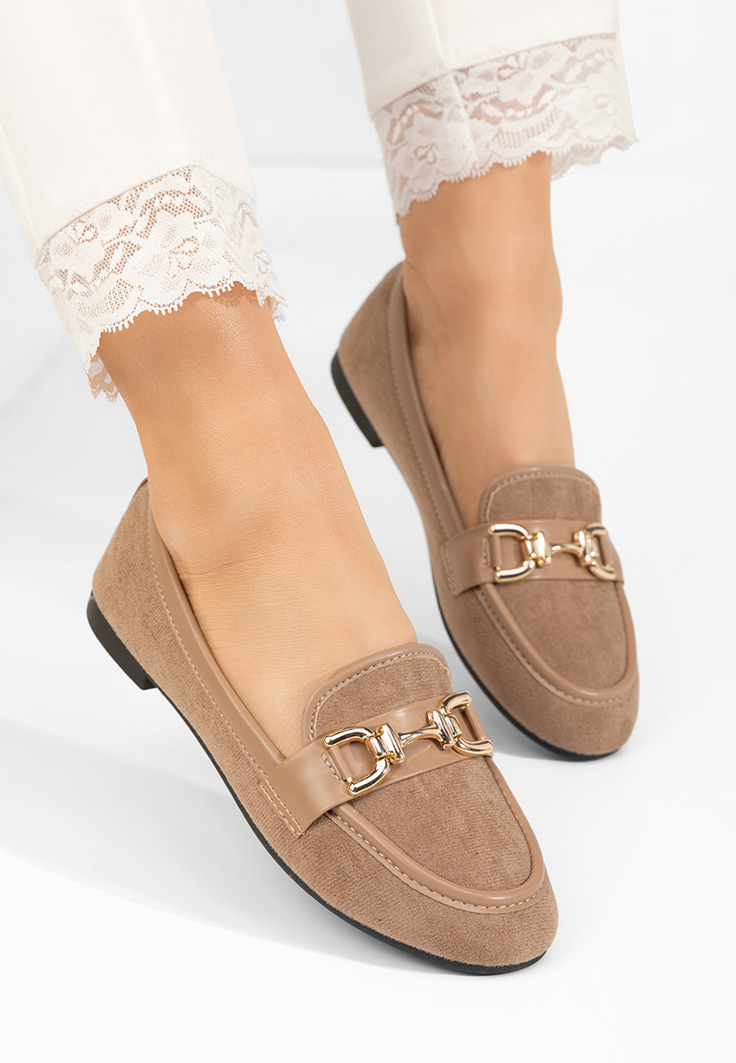 Ženske mokasinke Maribel kaki