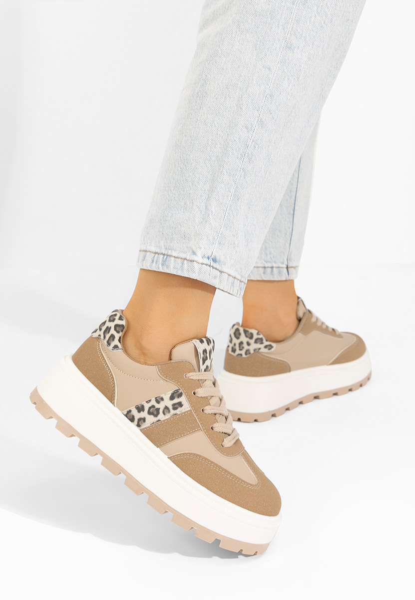 Tenisice sa platformom Estephany kaki