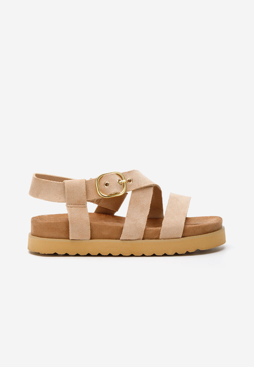 Ženske sandale Karmina kaki