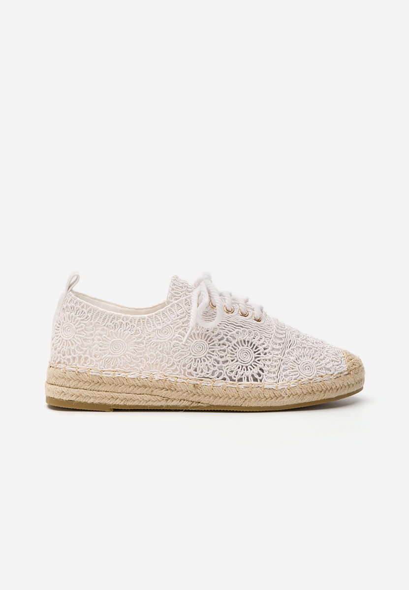 Espadrilles za ženske Klarysa bijele