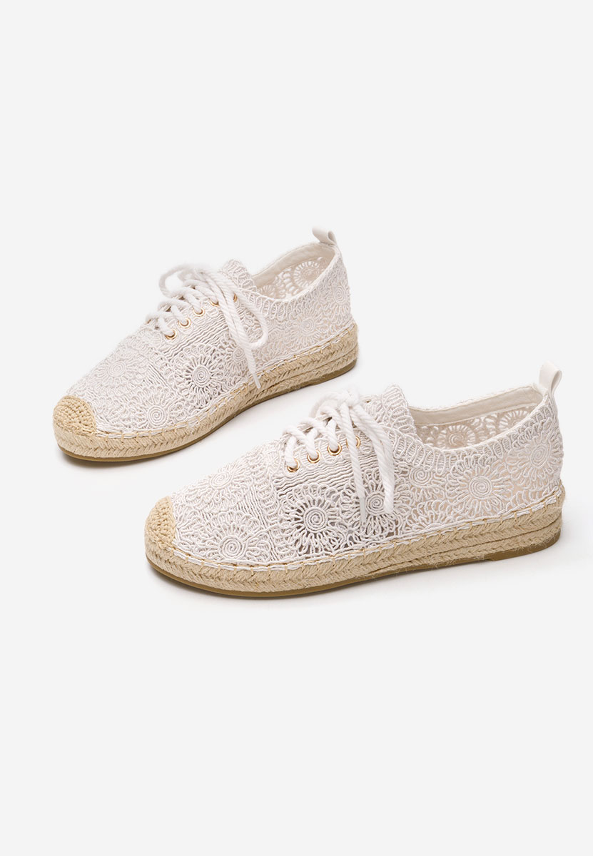 Espadrilles za ženske Klarysa bijele