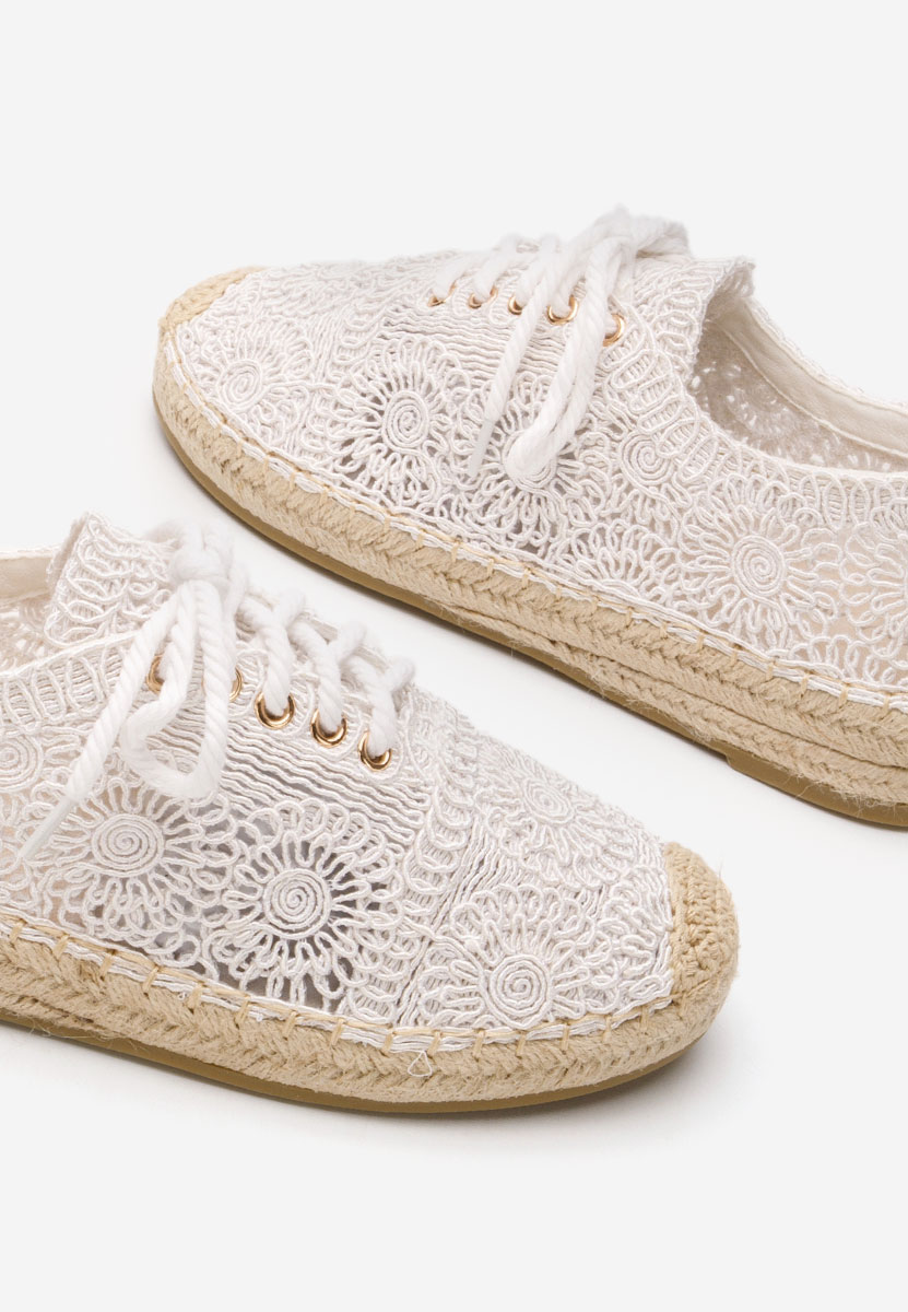 Espadrilles za ženske Klarysa bijele