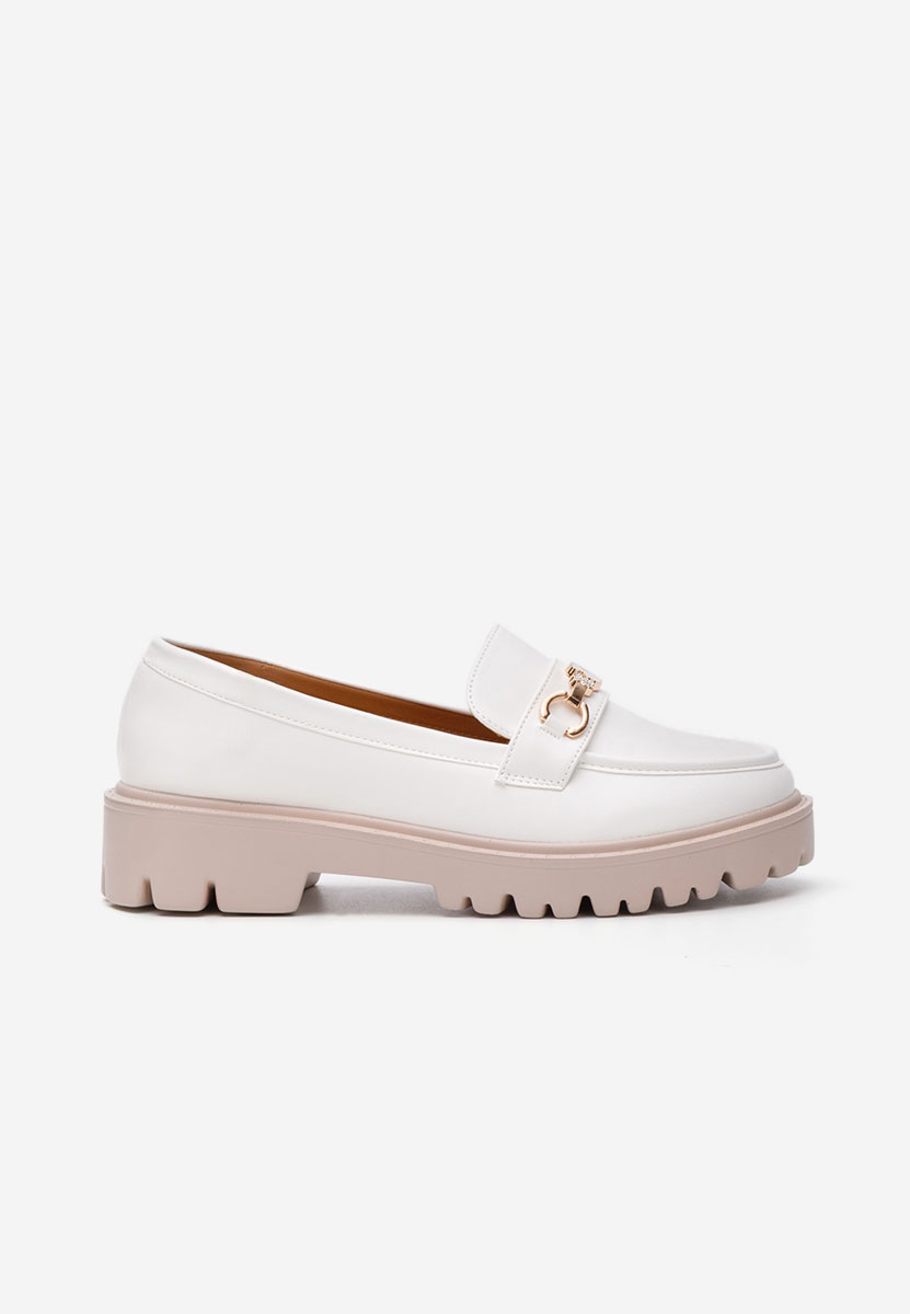 Ženske loafers Aelle Bijele