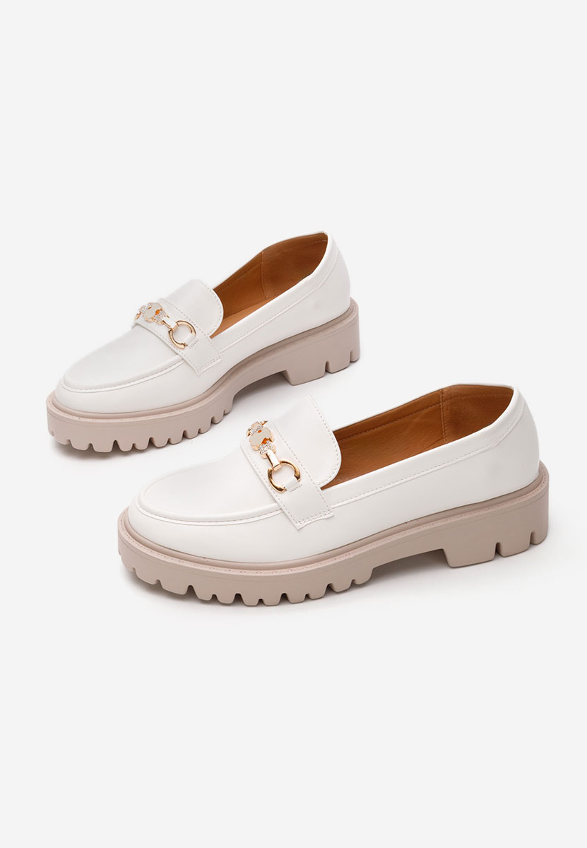 Ženske loafers Aelle Bijele