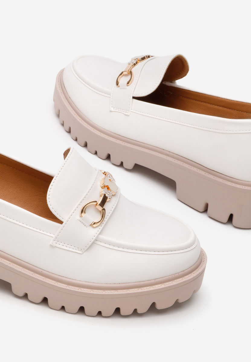 Ženske loafers Aelle Bijele