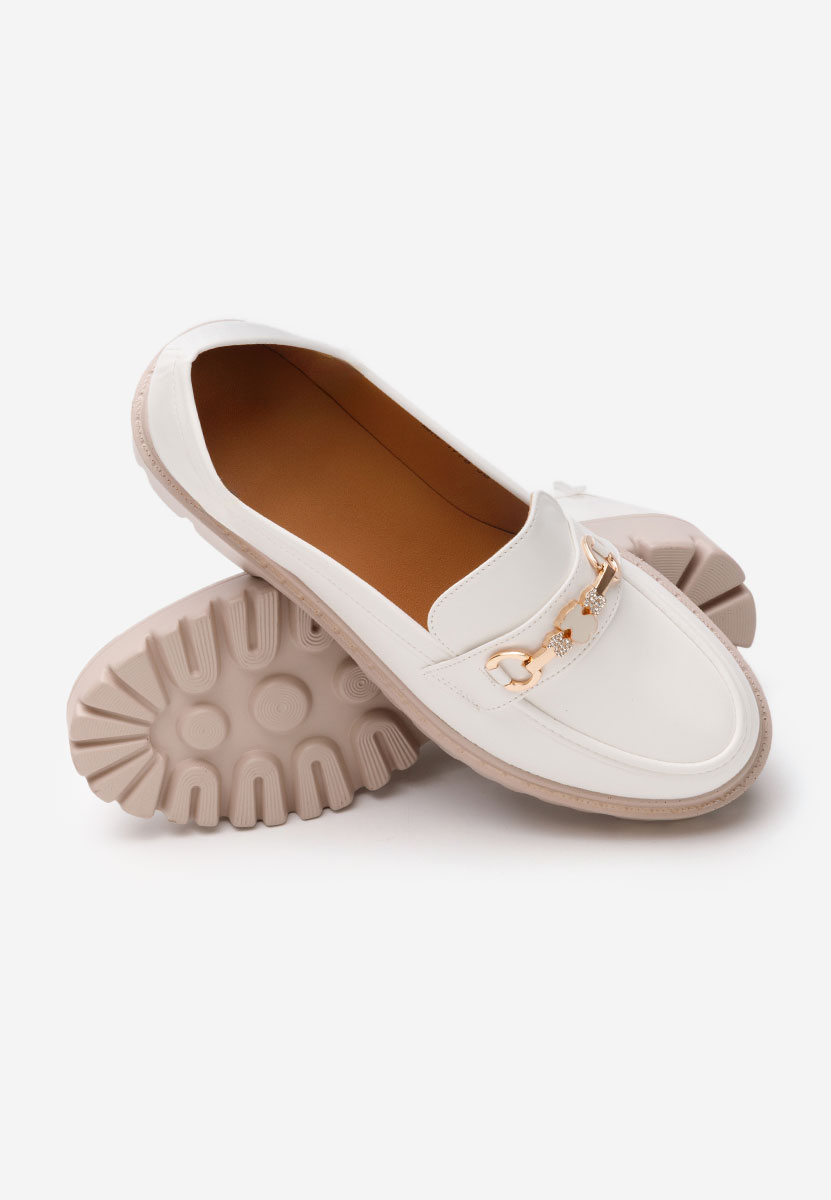 Ženske loafers Aelle Bijele