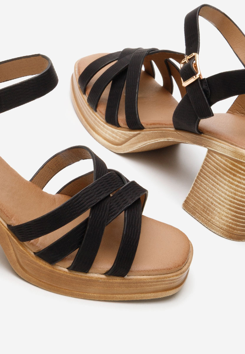 Sandale s petu Melonisa crno