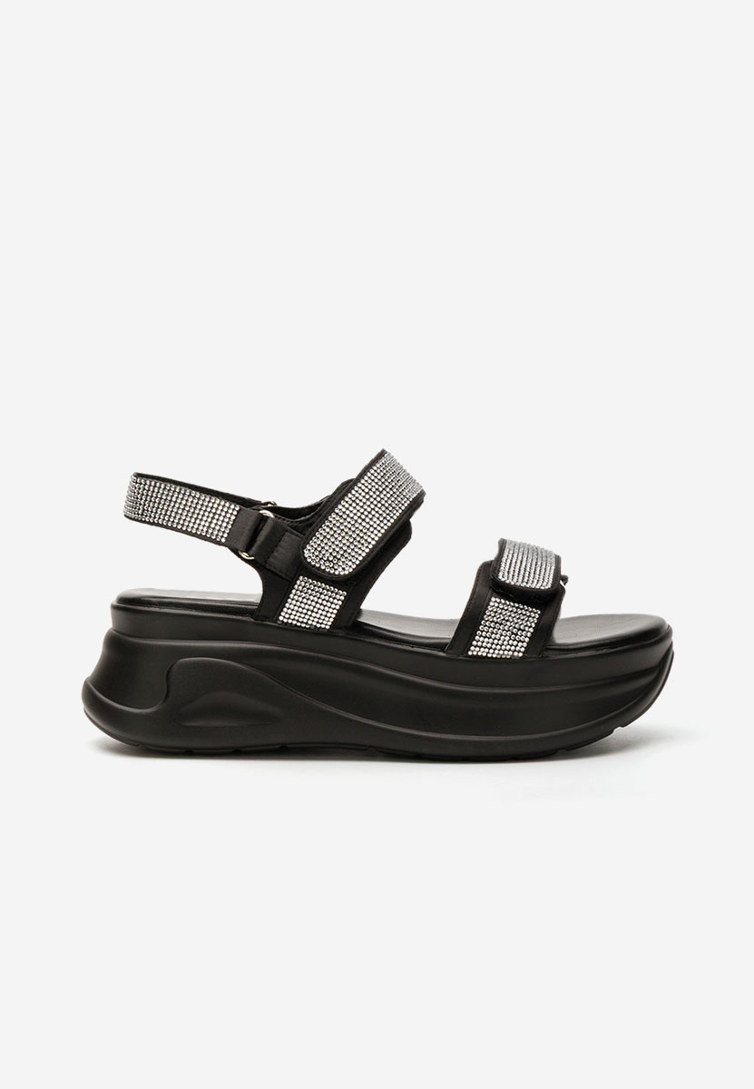 Sandale s platformom Sakirra crno