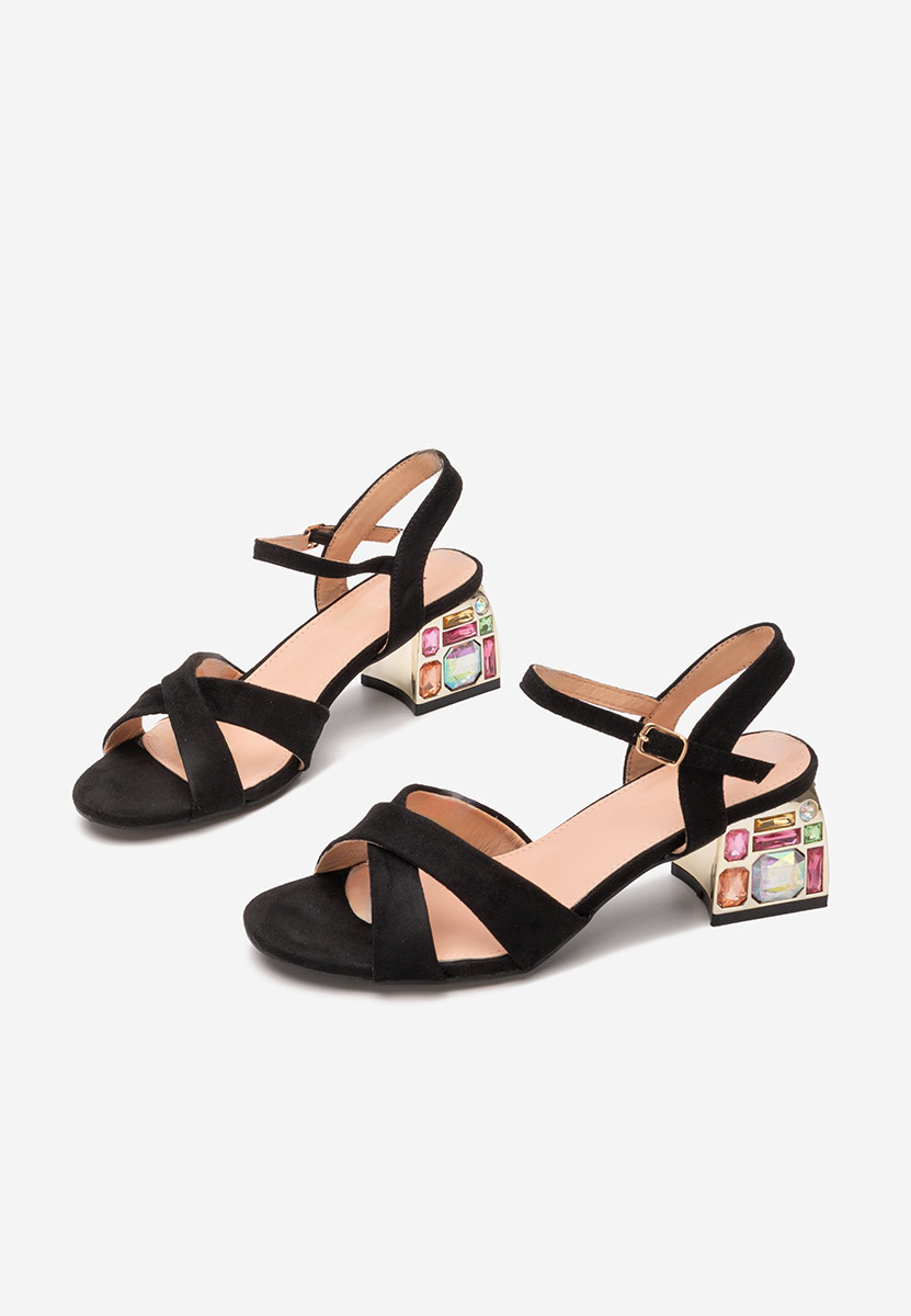Sandale s petu Susia crno