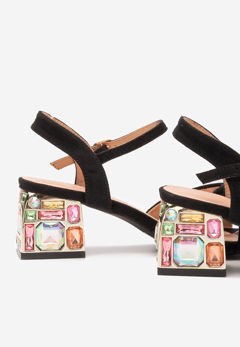 Sandale s petu Susia crno