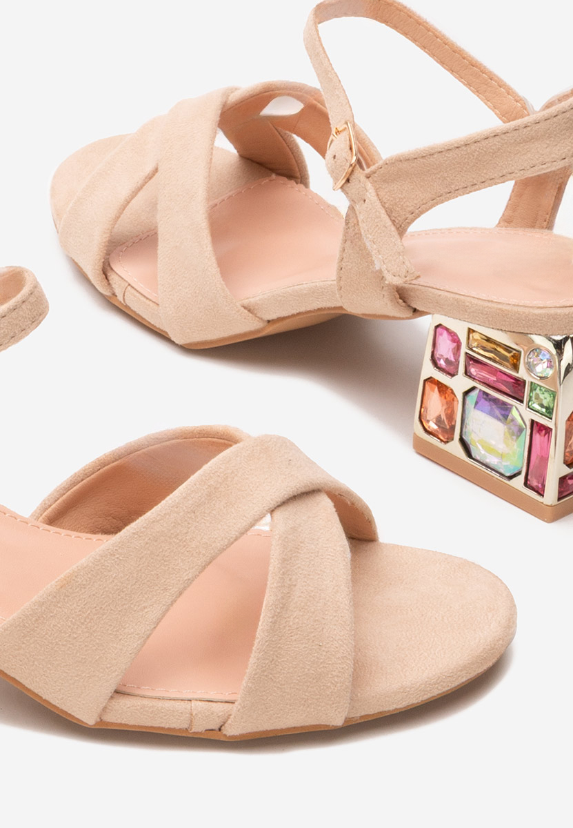 Sandale s petu Susia bež