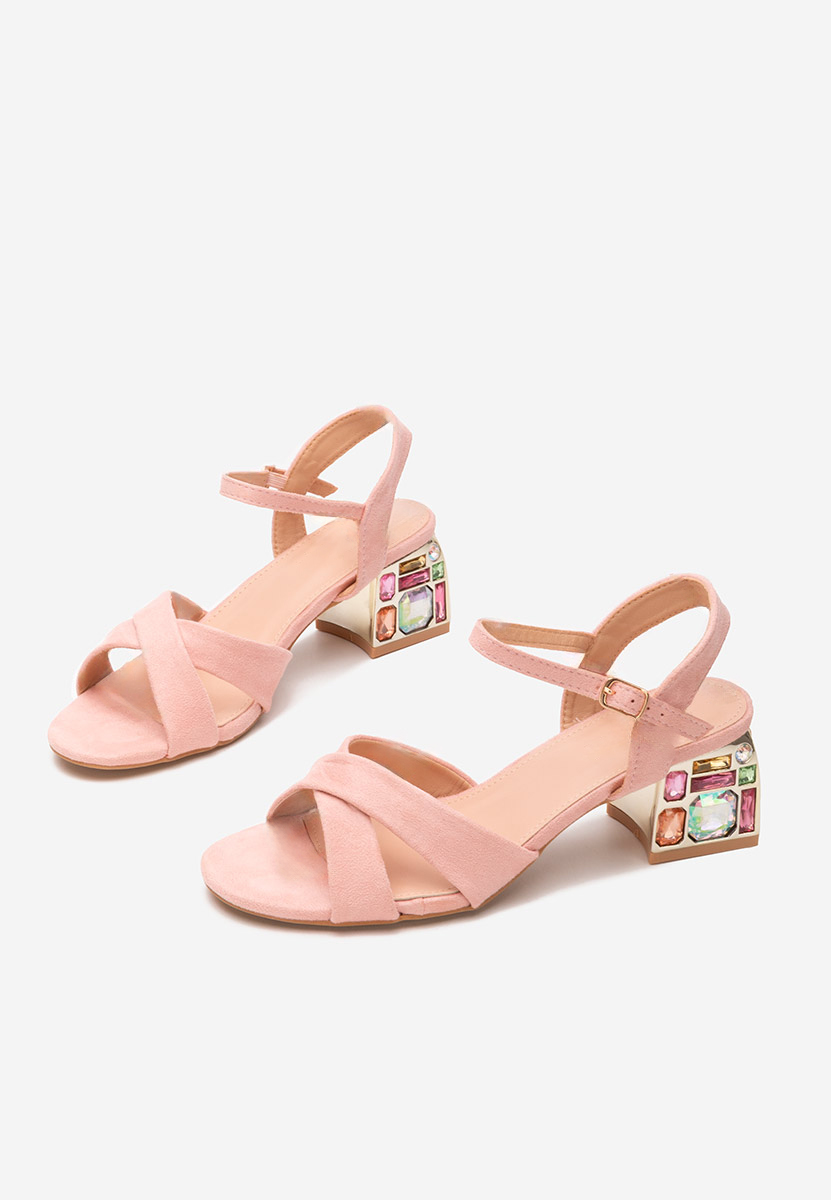 Sandale s petu Susia ružičasto
