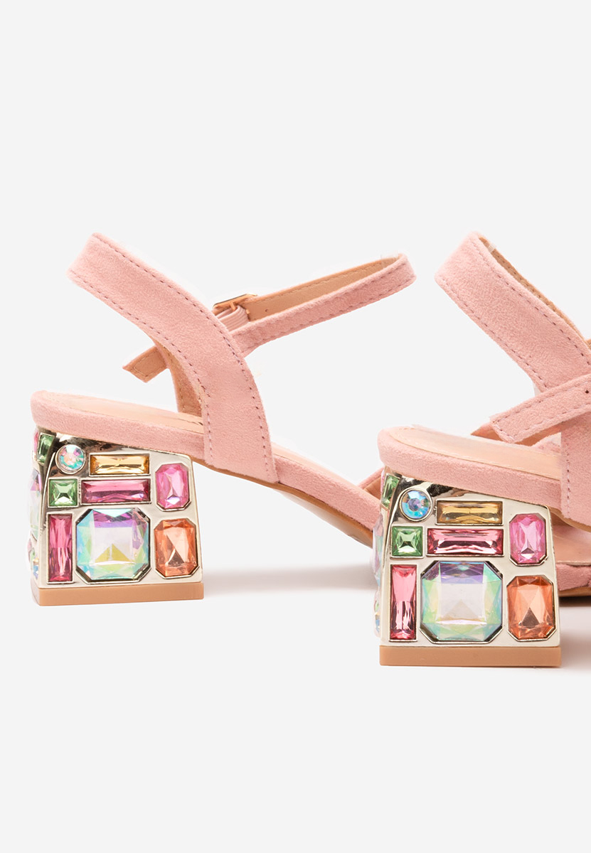 Sandale s petu Susia ružičasto