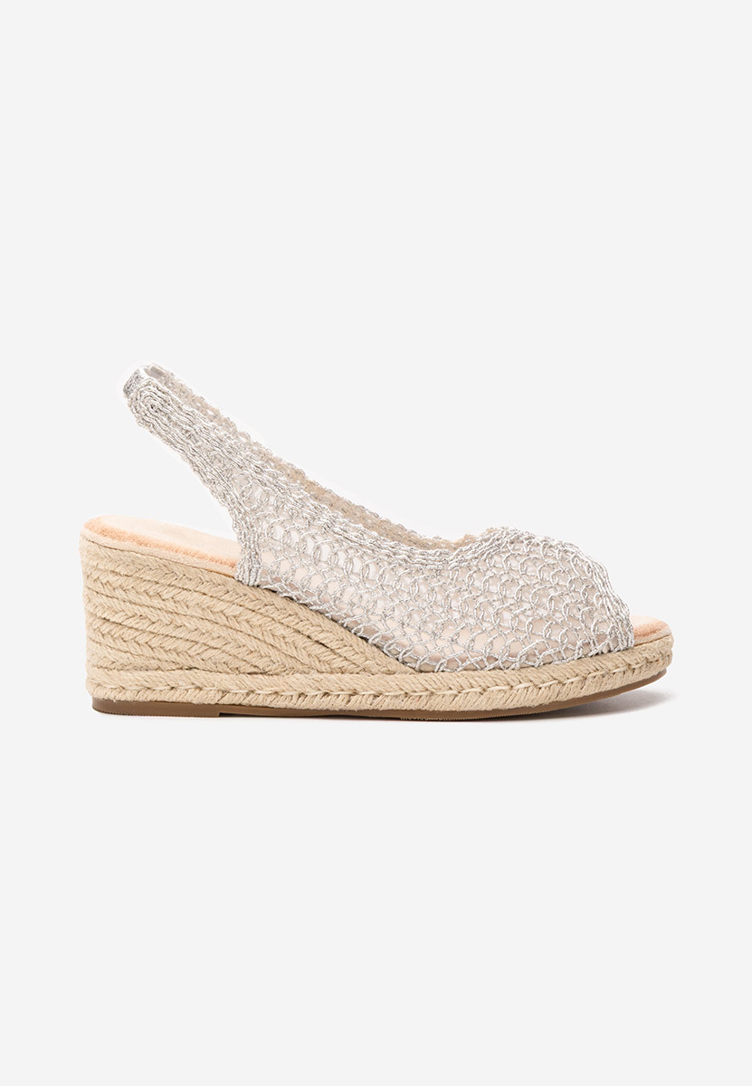 Sandale s platformom Xiomara srebrno