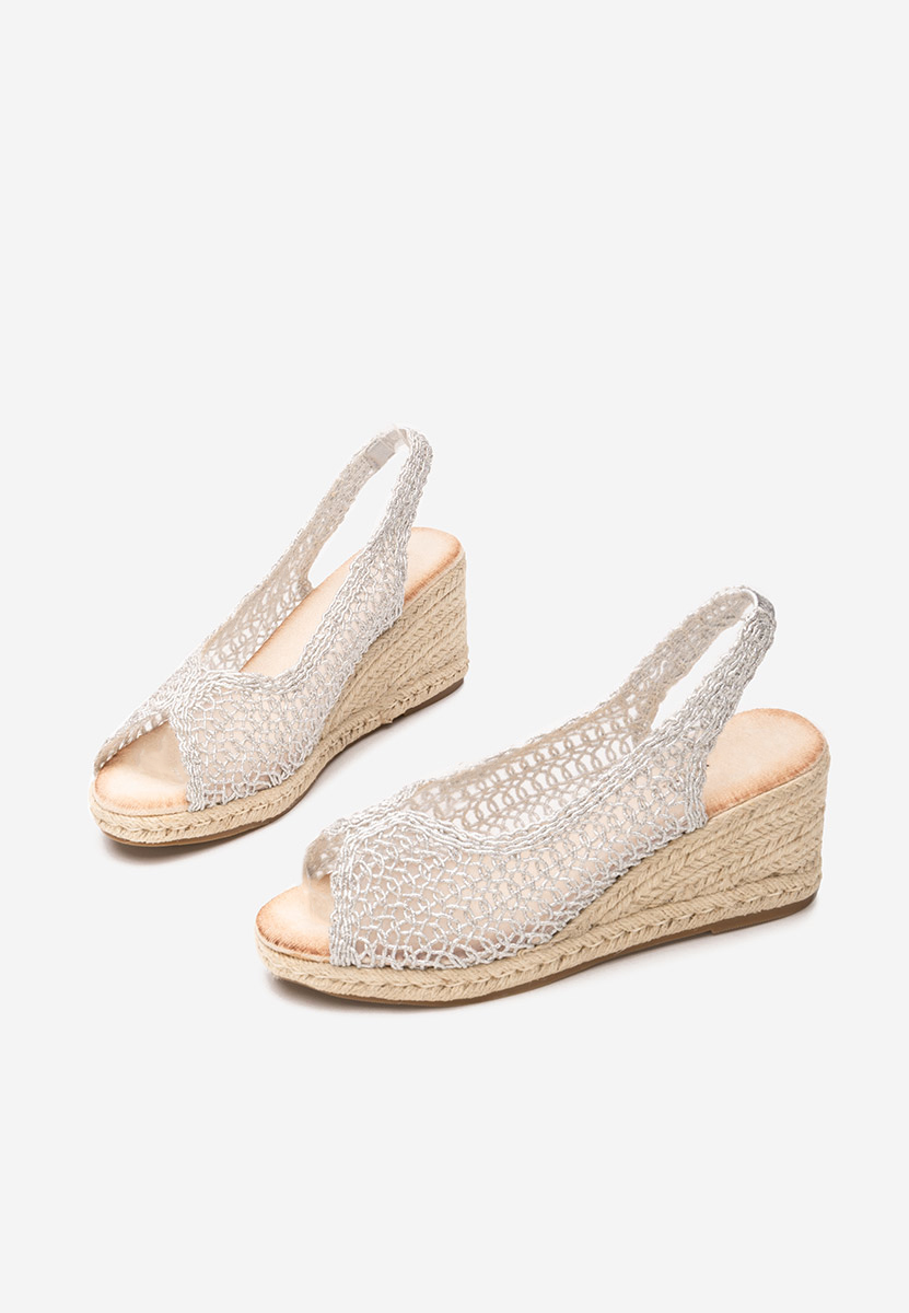 Sandale s platformom Xiomara srebrno