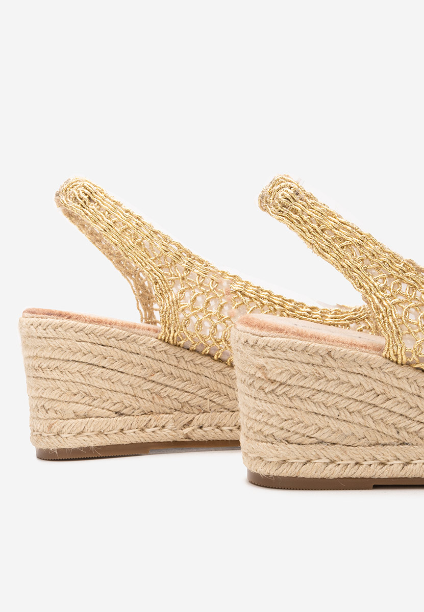 Sandale s platformom Xiomara zlatno