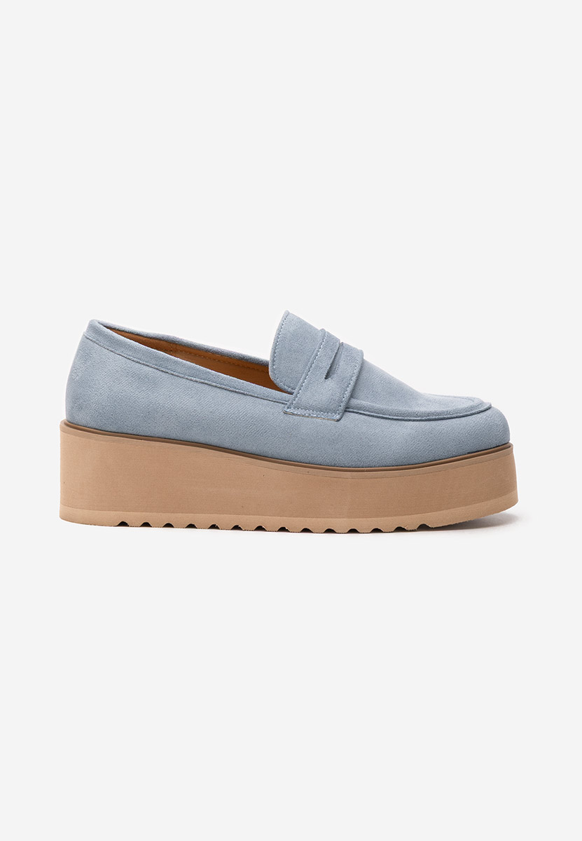Mokasinke s platformom Leondra V2 plavi