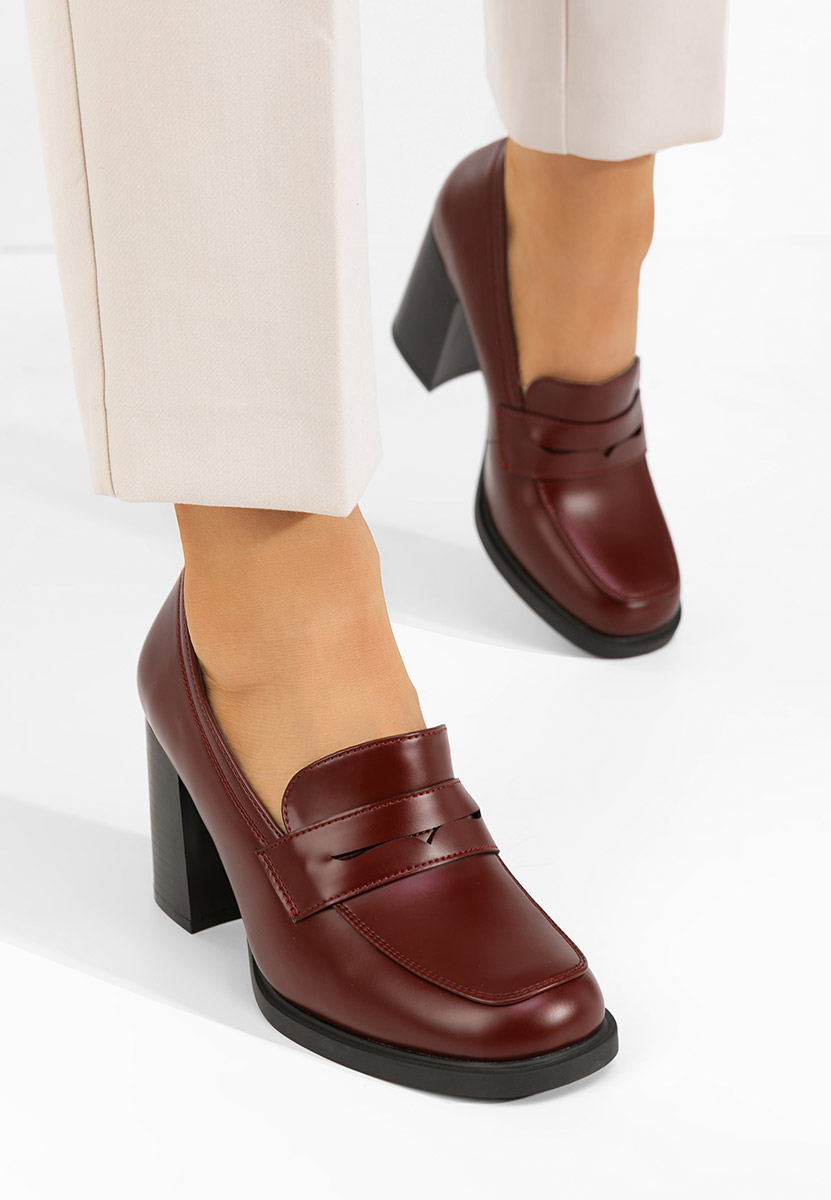 Loafers cipele Odesia V3 vinsko crvena