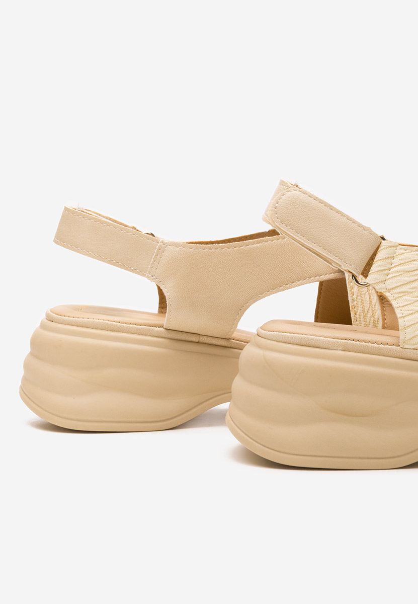 Sandale s platformom Ilise bež
