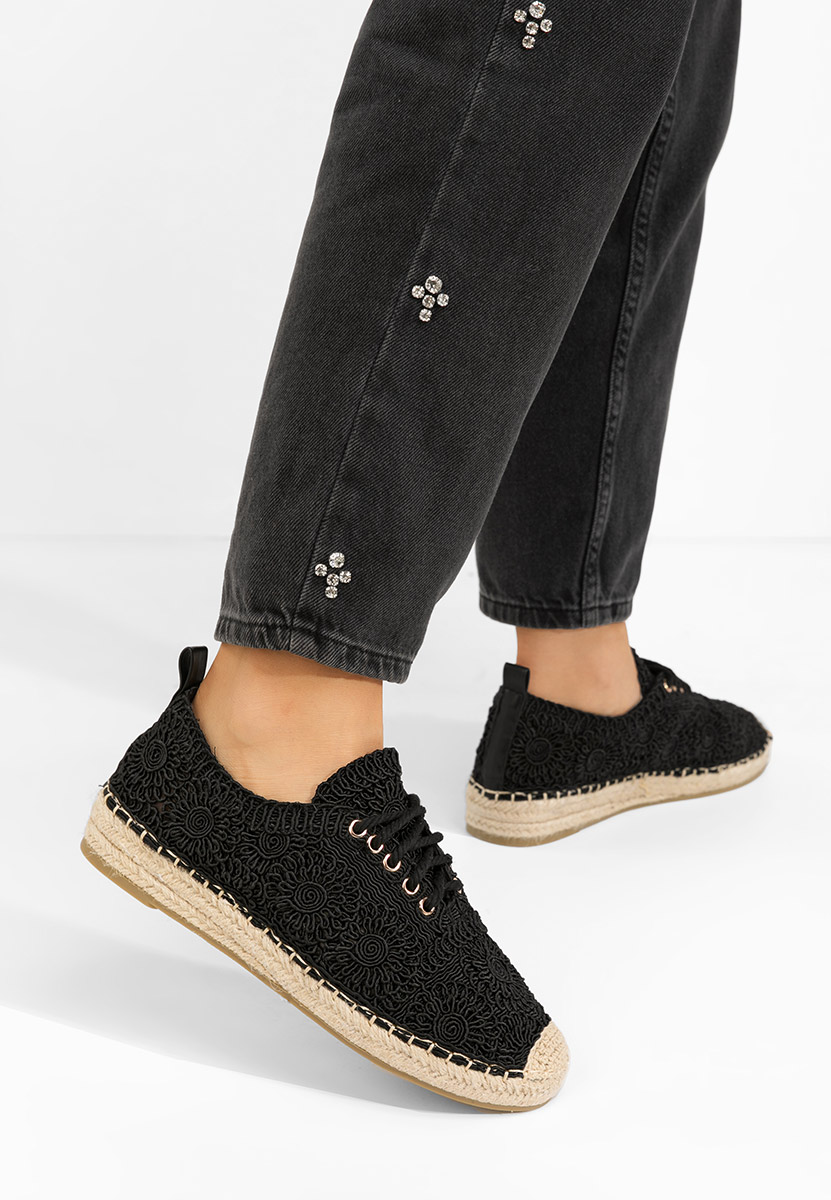 Espadrilles za ženske Klarysa crno