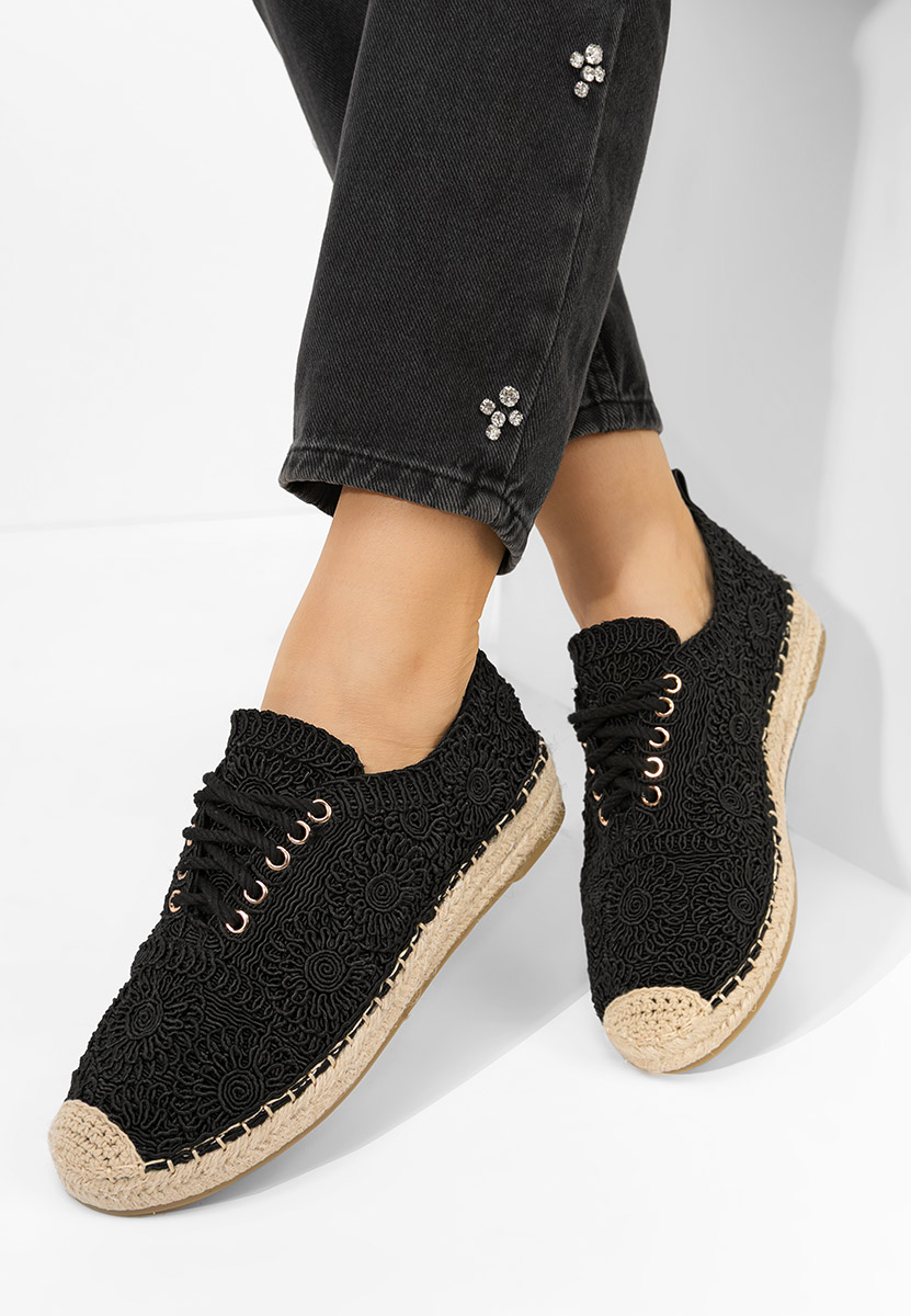 Espadrilles za ženske Klarysa crno