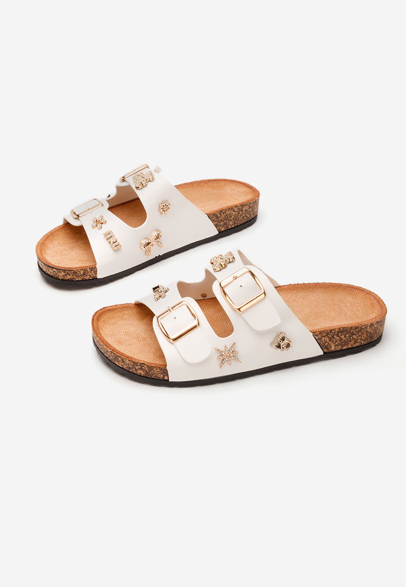 Papuče za ženske Moonie bijele