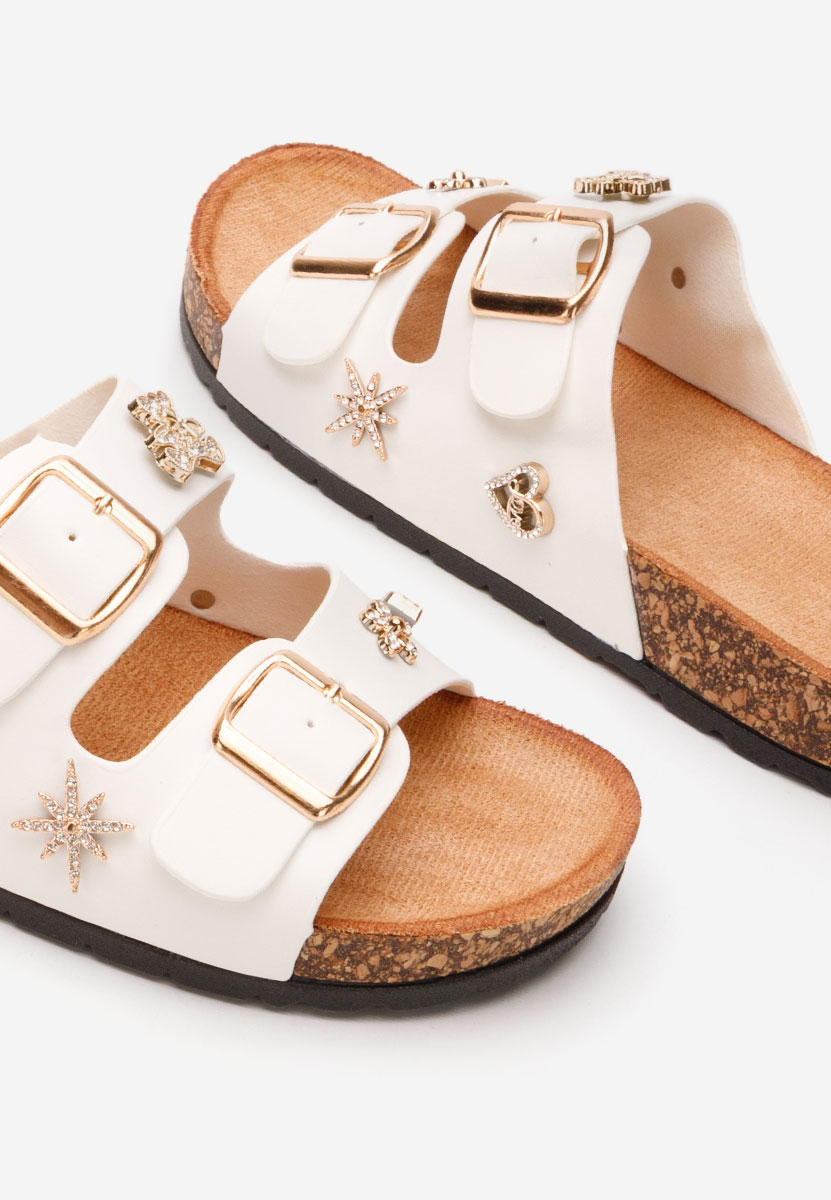 Papuče za ženske Moonie bijele