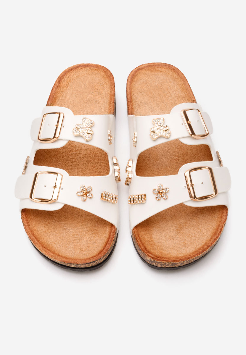 Papuče za ženske Moonie bijele