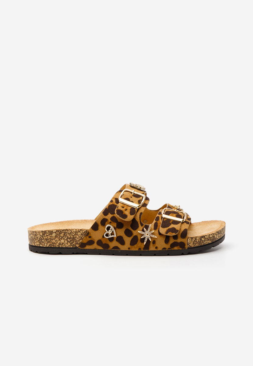 Papuče za ženske Moonie leopardi