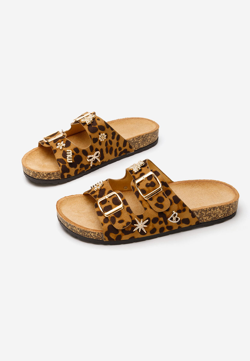Papuče za ženske Moonie leopardi